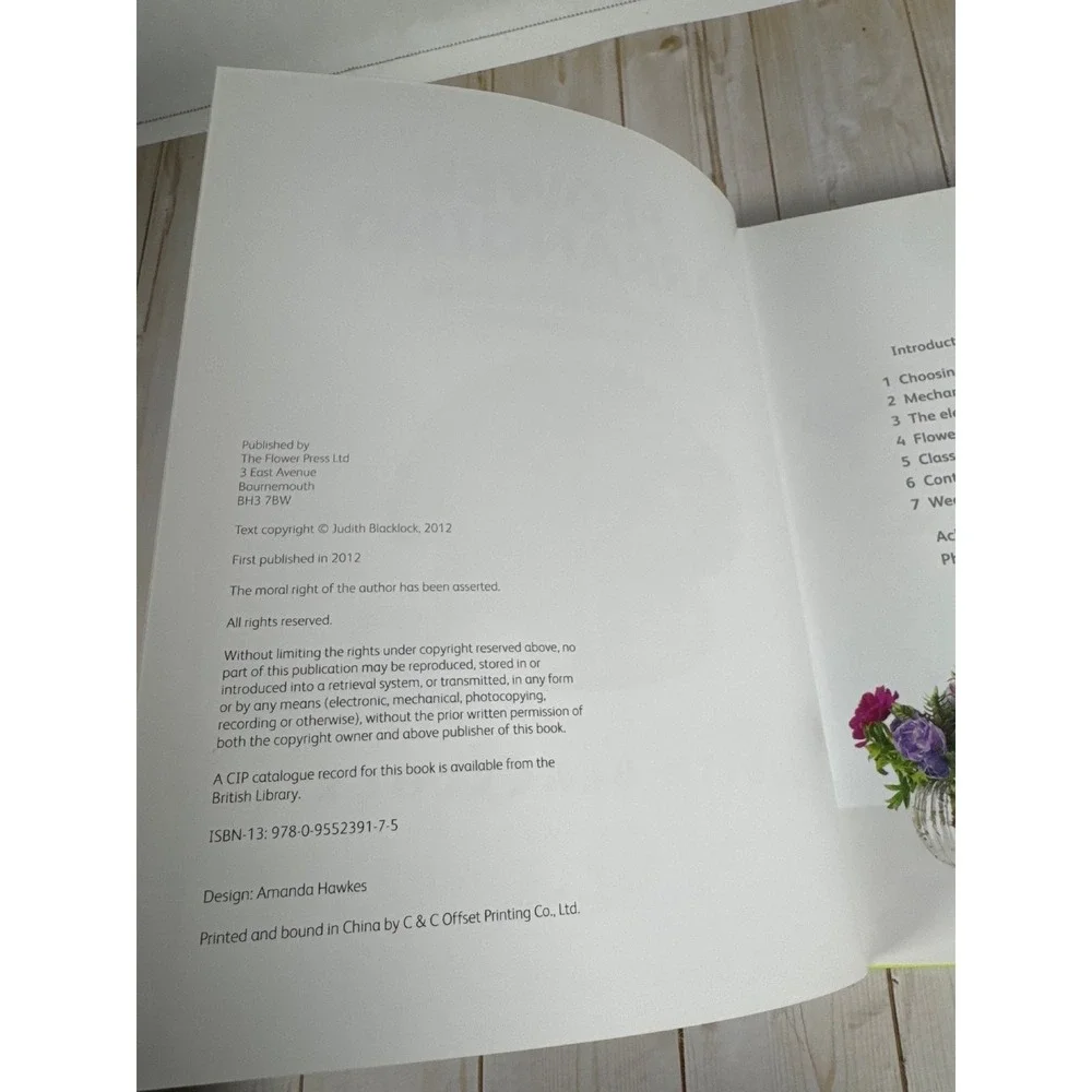 Flower Arranging Complete Guide Judith Blacklock 2012 First‎ Edition Floral